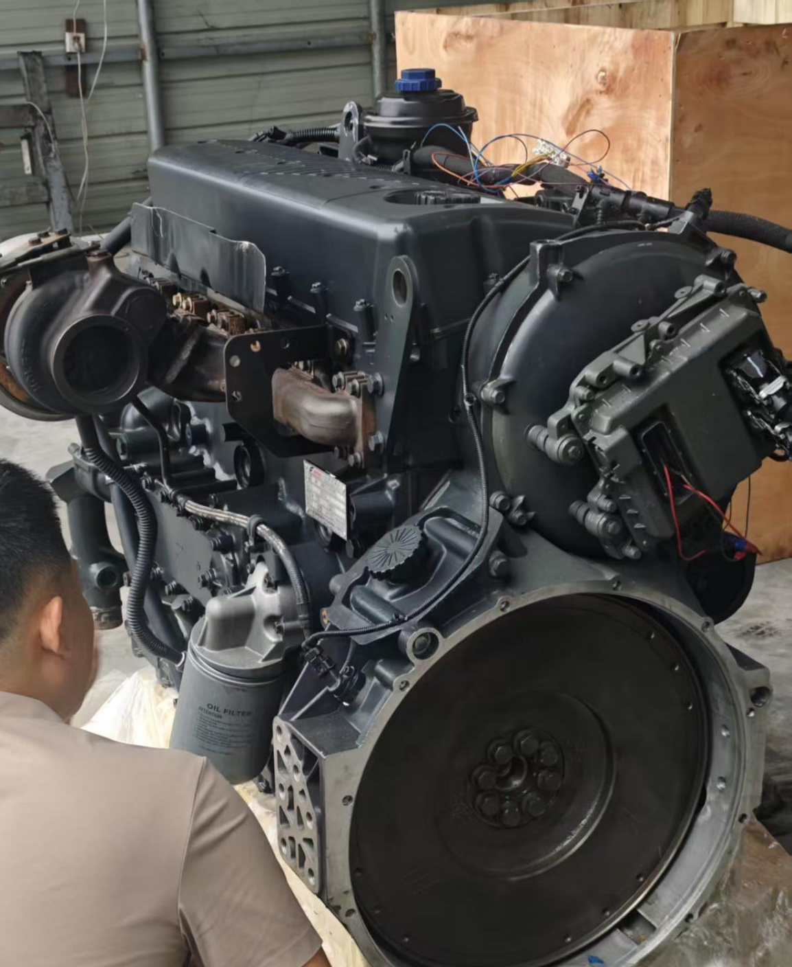 Un cliente peruano compra motores SFH originales de fábrica y la prueba in situ pasa perfectamente