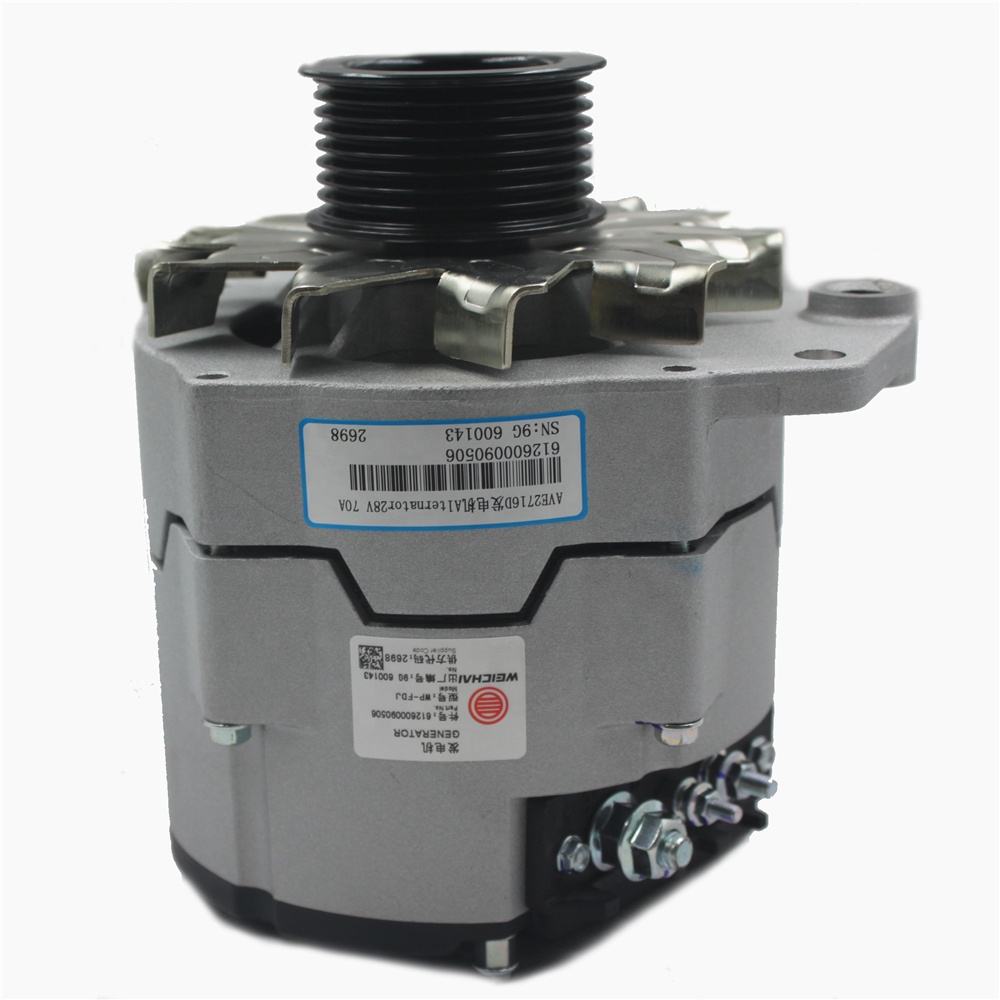612600090506 Alternador de piezas del motor del camión WD615 WP10 para Weichai Sinotruck Shacman